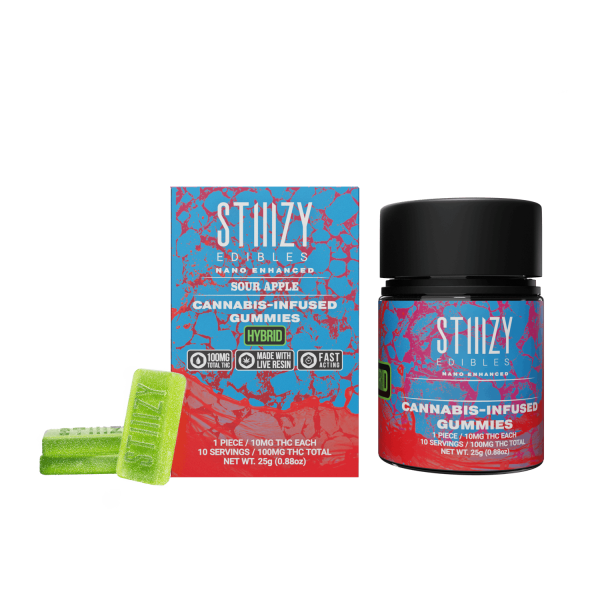 stiiizy-SOUR-APPLE-STIIIZY-EDIBLES-100MG-GUMMIES-600x600